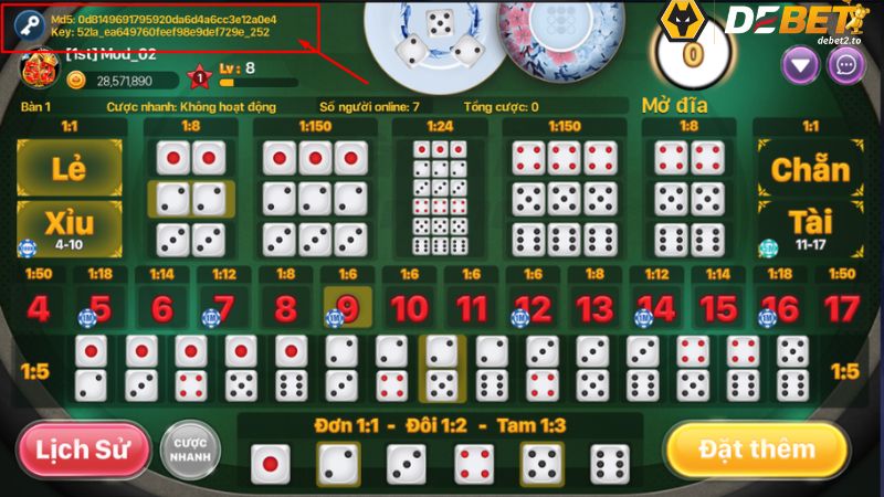 Pasted 25 Giới thiệu tổng quan về game tài xỉu MD5