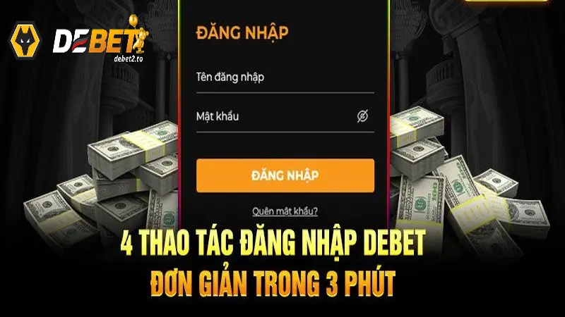 dang nhap debet 2 1 Những lưu ý quan trọng khi đăng nhập DEBET cần nắm