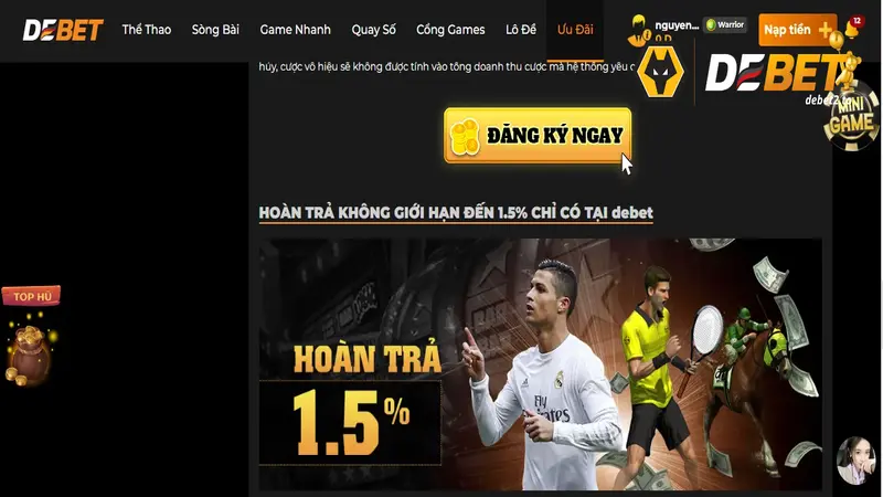 khuyen mai debet 4 Hướng dẫn chi tiết cách người dùng nhận khuyến mãi DEBET
