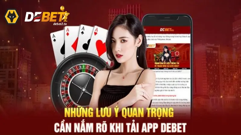 tai app debet 3 Một số lưu ý khi tải app DEBET cần nắm